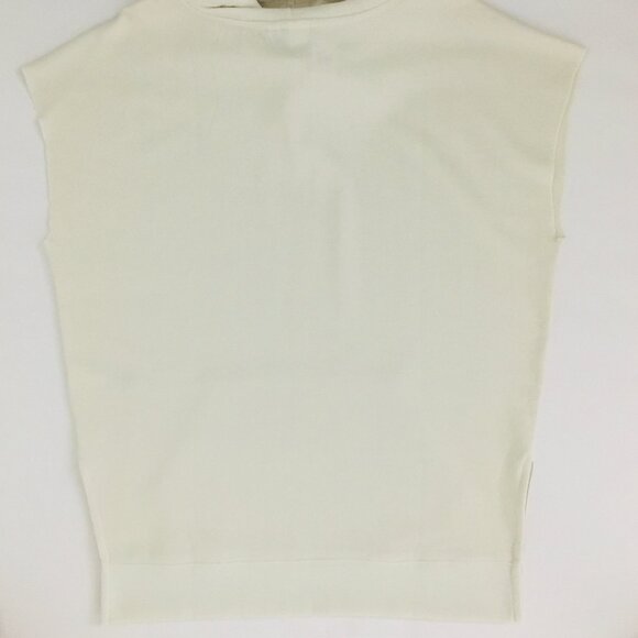 NEW! GAP Cut-Off Sleeve Pullover Hoodie Tunic Color Stone - M - Picture 6 of 12